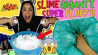 SLIME GIGANTE SUPER FLUFFY CRUNCHY! CON 12 BOTTIGLIE DI SCHIUMA! Iolanda Sweets