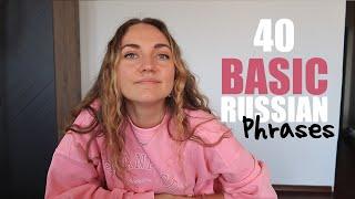 39 Russian Basic Speaking Phrases | Learn Russian