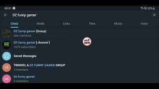 download the mod menu of DZ funny gamer from telegram channel
