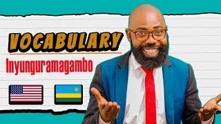 LESSON52: AMAGAMBO 300 Y'ICYONGEREZA N'IKINYARWANDA II Iga Icyongereza na Boanerge