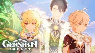 ENDING CUTSCENE!! LUMINE Meets AETHER Genshin Impact Story