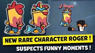 NEW RARE CHARACTER ROGER THE HUNTER UNLOCKED ! SUSPECTS MYSTERY MANSION FUNNY MOMENTS #43