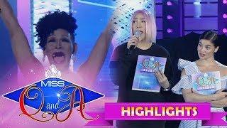 It's Showtime Miss Q and A Resbek: Angelika confuses the Showtime staff with her answer