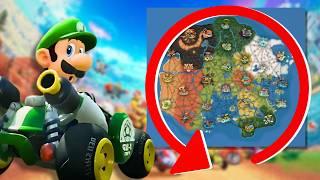 We Went Around the WHOLE WORLD BORDER in Mario Kart World