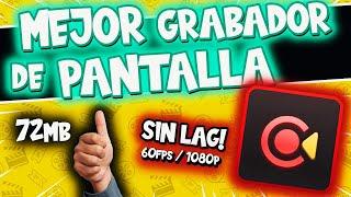 el MEJOR PROGRAMA para GRABAR la PANTALLA  en PC / Ligero *72MB*  HD 60FPS