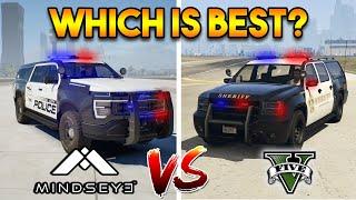 GTA 5 COP CAR VS MINDSEYE COP CAR (WHICH IS BEST?)