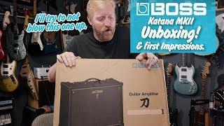 BOSS KATANA MKII 100 - Unboxing and first impressions - I'll try to not blow this one up.