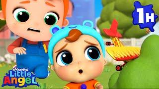 Learn Saftety and Sharing With Toys | Little Angel | Kids Cartoons & Nursery Rhymes | Moonbug Kids