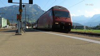 Züge der SBB - IR 26 mit Re 460