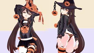 Happy Halloween! [ Genshin Impact mmd / 原神MMD - Hold up ]  Hu Tao  胡桃