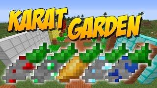 KARAT GARDEN: Cultivar Zanahorias Sobre Ores WTF!!! - Minecraft Mod 1.7.10