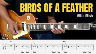 BIRDS OF A FEATHER - Billie Eilish - Guitar Instrumental Cover + Tab