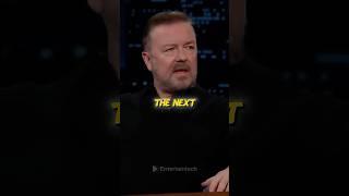 Getting Older  Ricky Gervais' Hilarious Take! #rickygervais #funnyvideo #kimmel