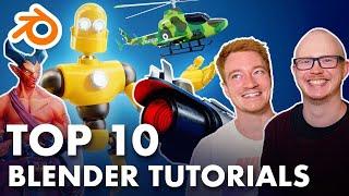 Top 10 Blender Tutorials on FlippedNormals