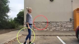 Twin hoop tutorial: half extensions in opposite direction/same time.