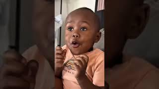 baby drinks sprite for the first time#baby #toddler #toddlersoftiktok #funny #hilarious #reaction