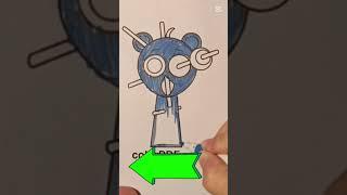 Incredibox Sprunki Incredibox Coloring Horror stories #drawing#coloringchannel#art#sprunki#shorts