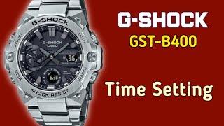 How to set time on Casio G-Shock GST-B400