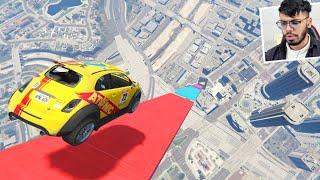 Invisible Car Parkour 776.776% People Become Pagal After This Race in GTA 5!