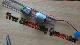 how to make a DC electric generator at home/easy/mini.