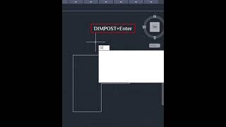 autocad tricks|| dimpost command in autocad