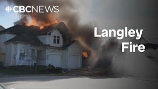 2 in critical condition following house fire in Langley B.C.