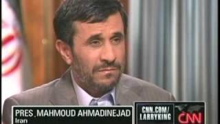 Mahmoud Ahmadinejad on Larry King 3 of 5