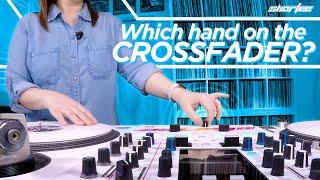 Which Hand to Use on the CROSSFADER for Scratching?  SCRATCH DJ TIPS