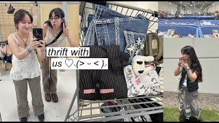 ｡⋆୨୧ thrift with me (and my bestie!): goodwill bins, cyber y2k, grunge, alt, Tripp nyc, ballet core