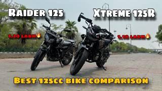 Hero Xtreme 125R vs Tvs Raider 125 : Detailed Comparison  Kon Hai Best 125cc Bike to Buy in 2024