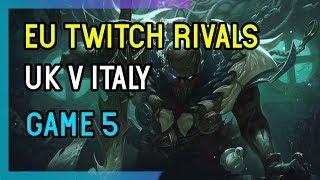 SUPPORT UK EU Twitch Rivals game 5 UK vs Italy League of legends