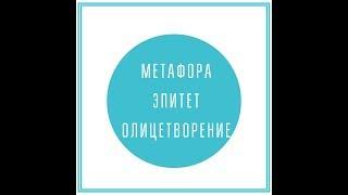 Эпитет, метафора, олицетворение