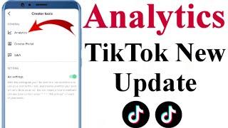 Tiktok Analytics New Update | Tiktok Analytics Update 2022 | Tiktok Analytics Setting