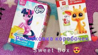 Распаковка коробочек ️ Sweet Box  My little Pony  и Зверюшки 