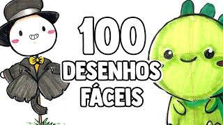 100 DESENHOS FÁCEIS QUE TODO MUNDO CONSEGUE FAZER