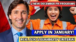  Yes! 2 New Canada PR Pathways Starting December 14 | RCIC, FCIC & Eligibility Criteria | IRCC