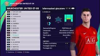 eFootball PES 2021: Manchester United 2007-2008 classic team (PS4)