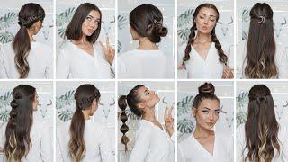 10 EASY HEATLESS BACK TO SCHOOL HAIRSTYLES!