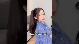 Tips buộc tóc đuôi ngựa phồng cao cực xinh 