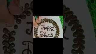 Happy Diwali Mehndi Design #shorts #youtubeshorts #mehndi #viralvideo