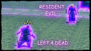 Тиран из Resident Evil против зараженных из Left 4 Dead 2 в Garry's mod!!!