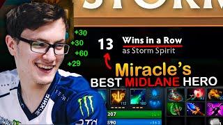 MIRACLE has 13 WINS in a ROW with this MIDLANE Hero because of this...