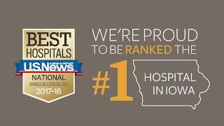 University of Iowa Hospitals and Clinics Ranked #1 in Iowa