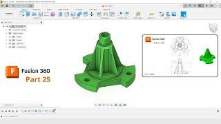 Fusion 360 tutorial 3D Modeling: Part 25