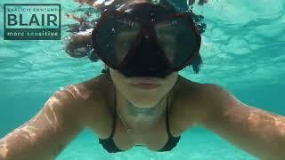 UNDERWATER FUN | FORMENTERA BEACH | BREATH HOLD | SCUBA MASK| WET LOOK | BLAIR EXPLICIT 