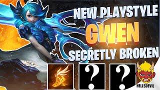 WILD RIFT | NEW SECRETLY BROKEN GWEN PLAYSTYLE! | Challenger Gwen Gameplay | Guide & Build