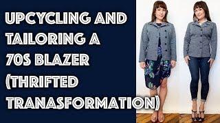 How to Tailor an Upcycled Blazer | Sew Anastasia