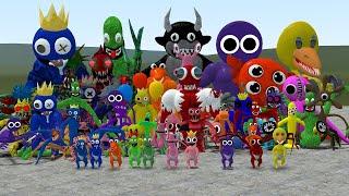 ALL ROBLOX RAINBOW FRIENDS VS ALL POPPY PLAYTIME In Garry's Mod!