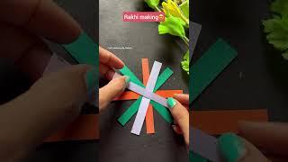 Diy paper rakhi making for school competition #shorts #youtubeshorts #viralvideo #craft #rakhi