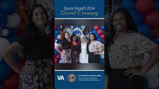 VA Northeast Ohio Healthcare System Nurse Month Award Ceremony.